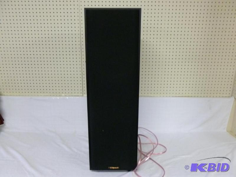 lot 16 image: Large Klipsch Tower Speaker Model KM-4 that m...