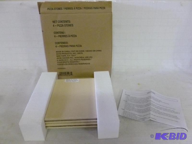 lot 183 image: This lot consists of four pizza stones that m...