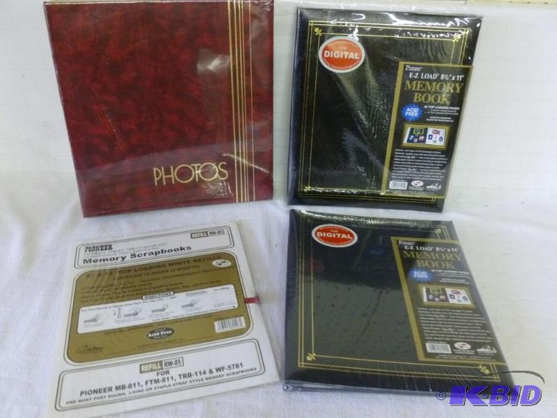 lot 188 image: Lot of three brand new photo albums....