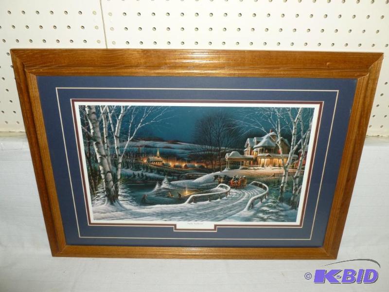 lot 2 image: Beautiful Large Terry Redlin " Family Tr...