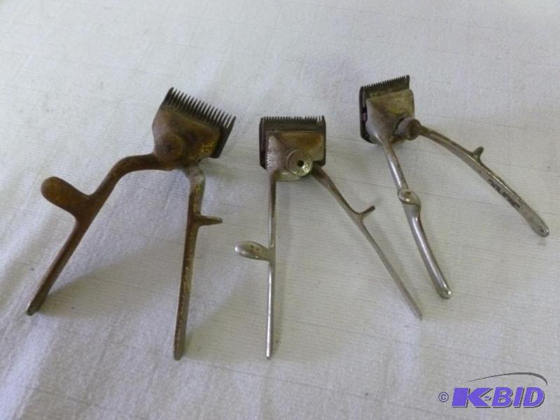 lot 37 image: Lot of three vintage S.P & Co. hand neck ...