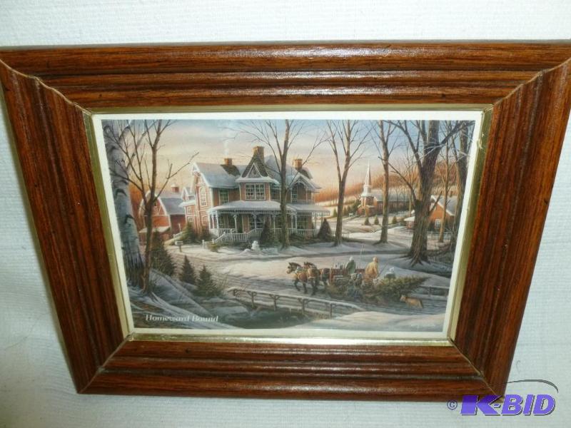 lot 48 image: Beautiful Terry Redlin " Homeward Bound ...