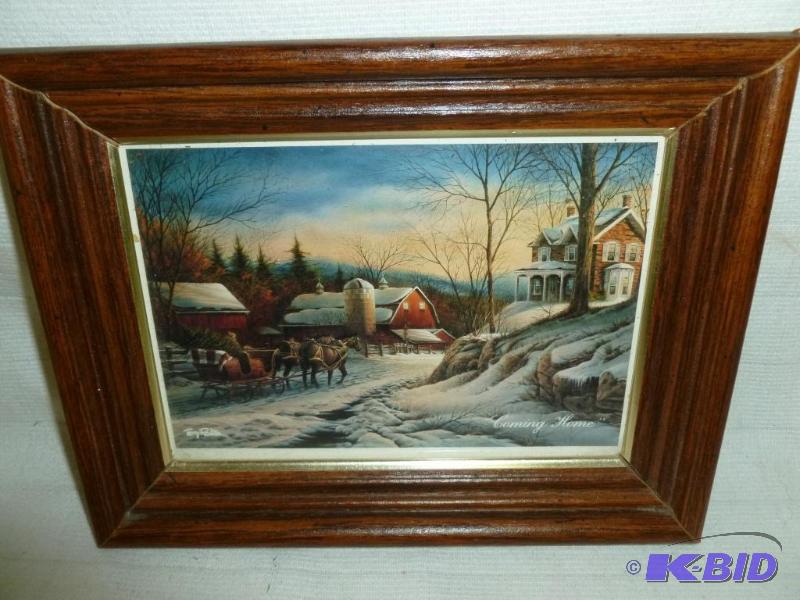 lot 49 image: Beautiful Terry Redlin " Coming Home &qu...