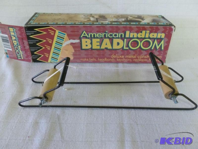lot 56 image: American Indian Bead Loom, comes in the origi...