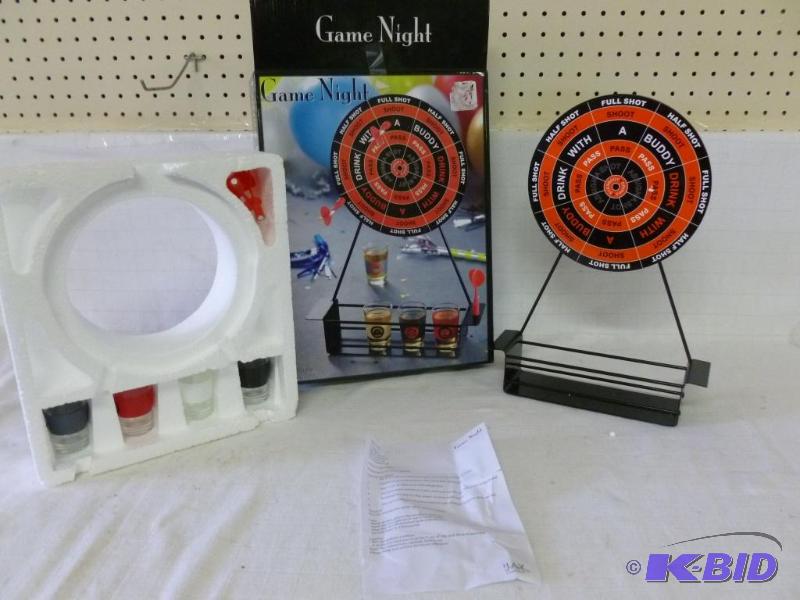 lot 70 image: Game Night dart shots drinking game, appears ...
