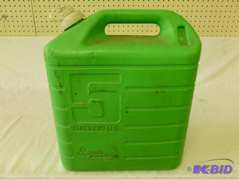 lot 73 image: Family Products 5 gallon plastic water jug....