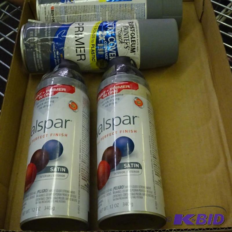 lot 102 image: NEW Paint Lot incl. 2 Rust-Oleum Painters Tou...