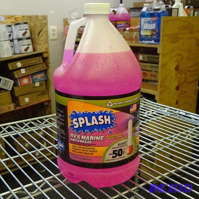 lot 104 image: NEW Qty 3 SPLASH RV & Marine Anti Freeze ...