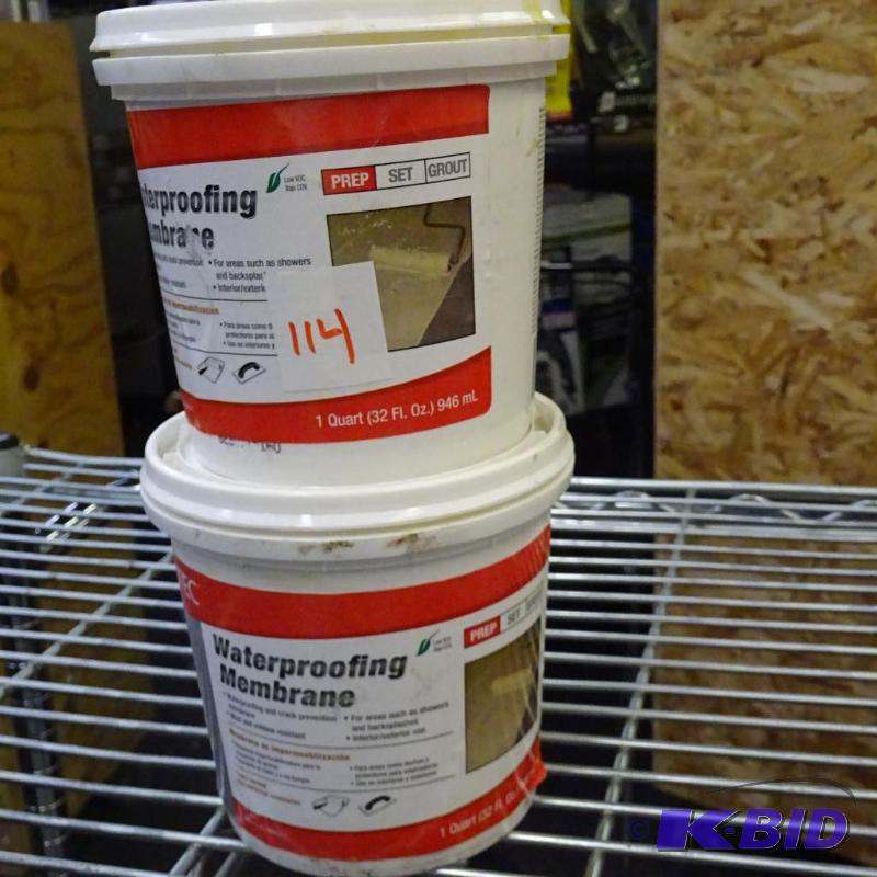 lot 114 image: NEW Qty 2 TEC Waterproofing and Crack Prevent...