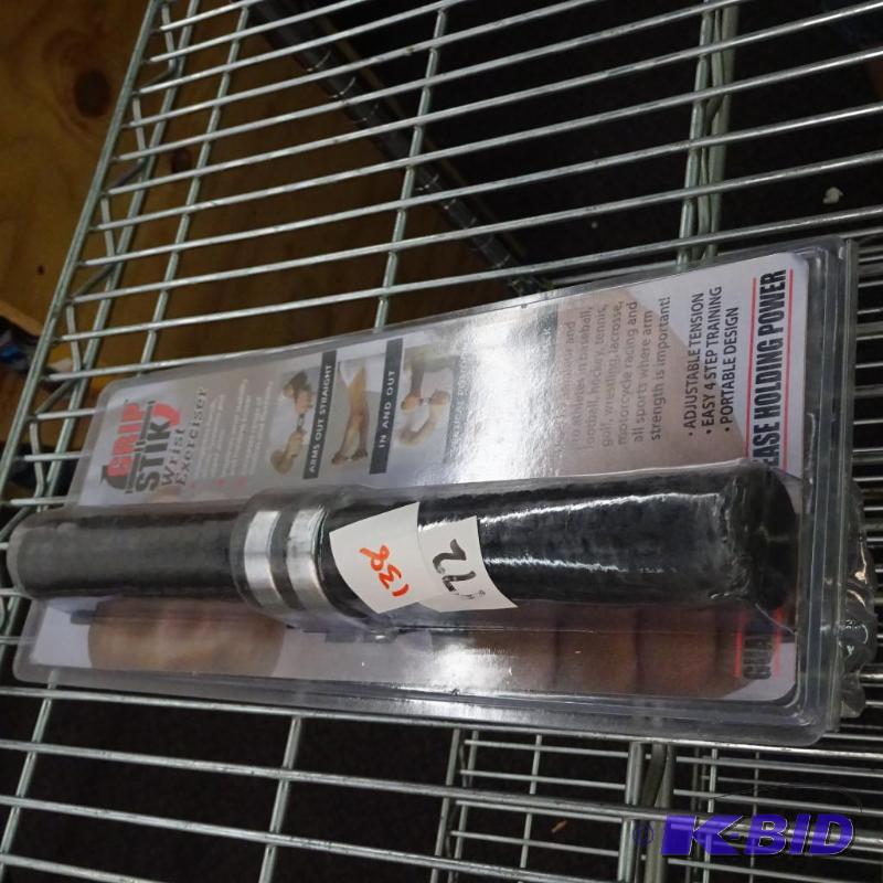 lot 138 image: New Grip Stik wrist exerciser  guaranteed to ...