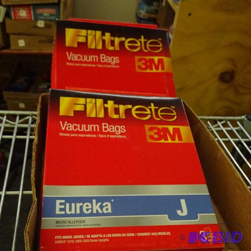 lot 143 image: Qty 2 New 3M Filtrete Vacuum mBags for Eureka...