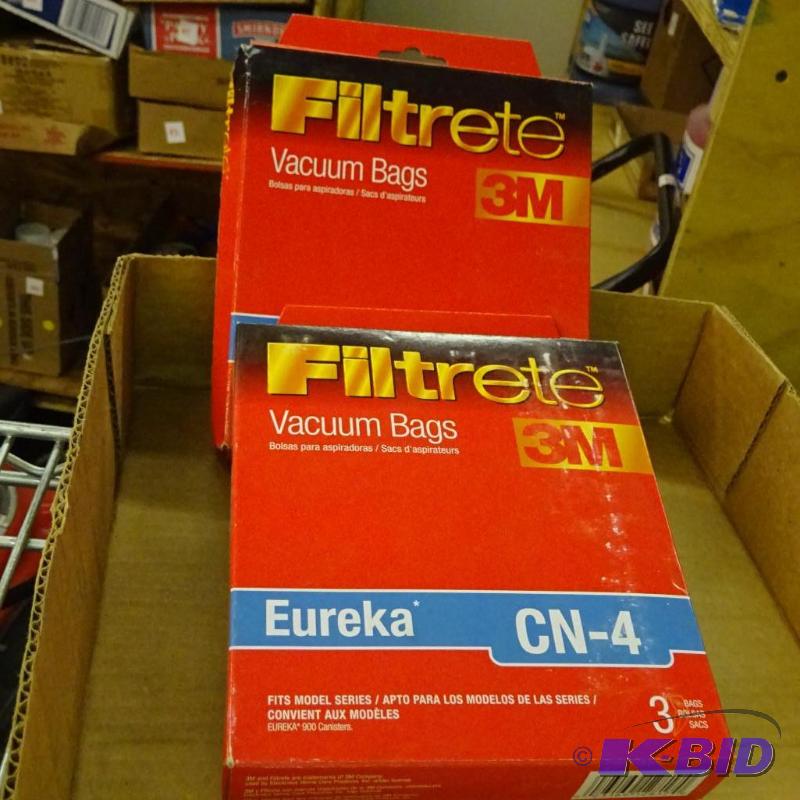 lot 144 image: Qty 2 New 3M Filtrete Vacuum mBags for Eureka...