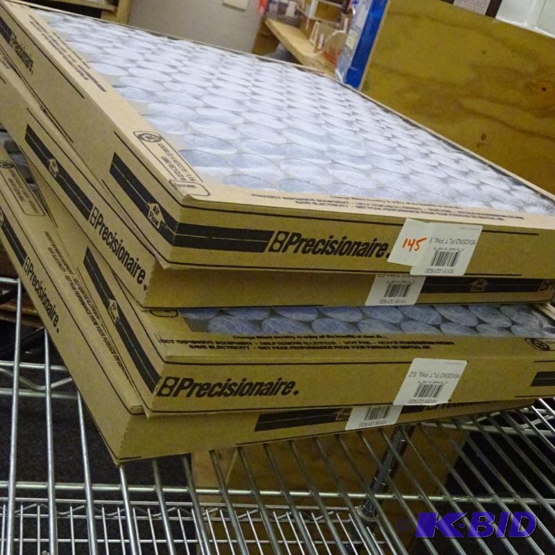 lot 145 image: Qty 4 New Precisionaire Air Filter Panels 16 ...