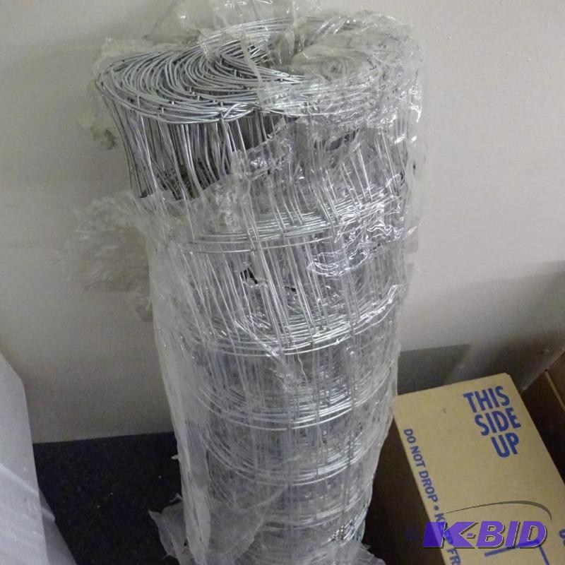 lot 159 image: New 36 in x 50 ft Galvanized fencing...