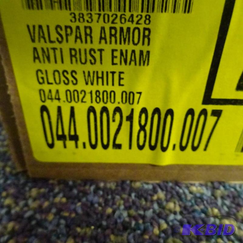 lot 161 image: Qty 2 New Valspar Premium Anti Rust Armor Ena...