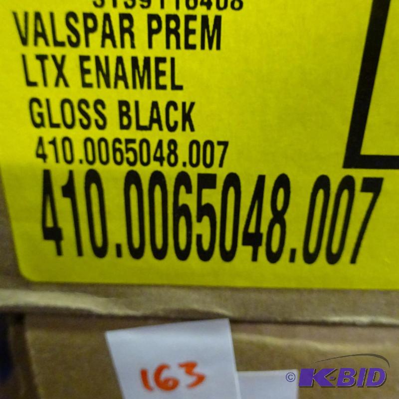 lot 162 image: Qty 2 New Valspar Premium Latex Enamel Gloss ...