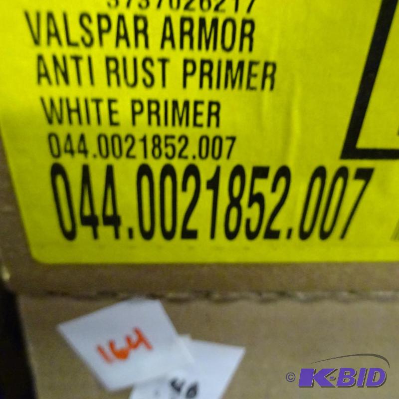 lot 163 image: Qty 2 New Valspar Premium Anti Rust Armor Pri...