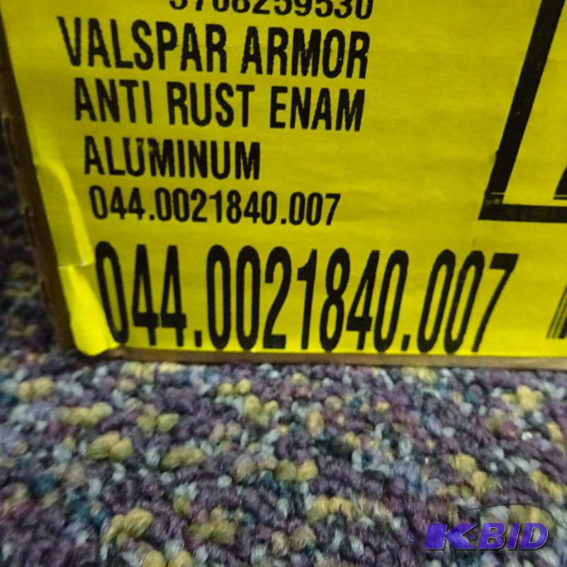 lot 164 image: Qty 2 New Valspar Premium Anti Rust Armor Ena...
