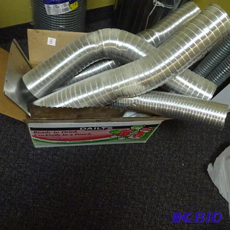 lot 183 image: NEW Dryer Duct Lot incl. Aluminum dryer duct ...