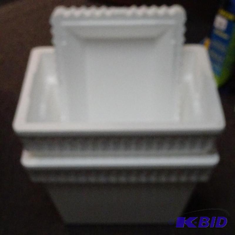 lot 191 image: Qty 2 New Styrofoam cooler with lid ea holds ...