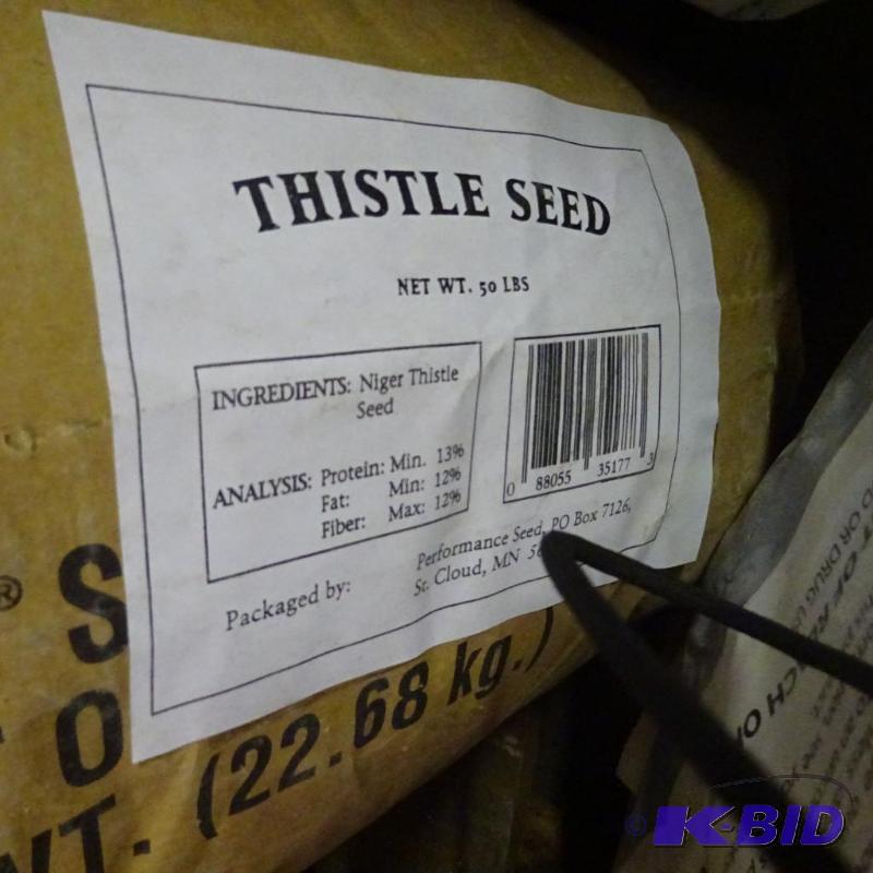 lot 230 image: Approx 50 lbs Nyjer Thistle Seed...