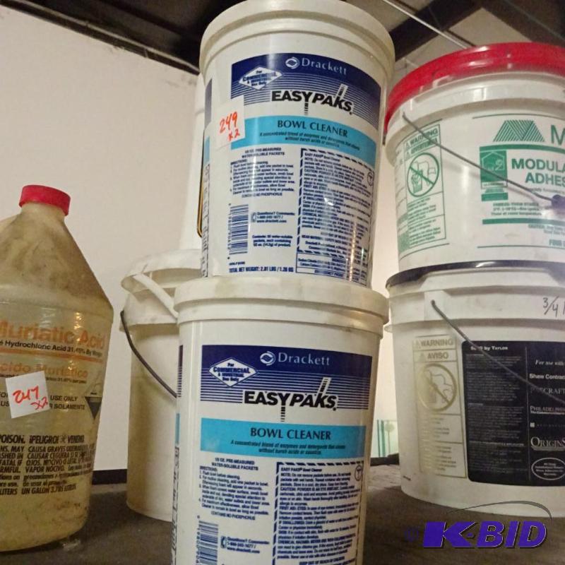 lot 249 image: Qty 2 New Drackett EasyPaks Commercial Bowl C...