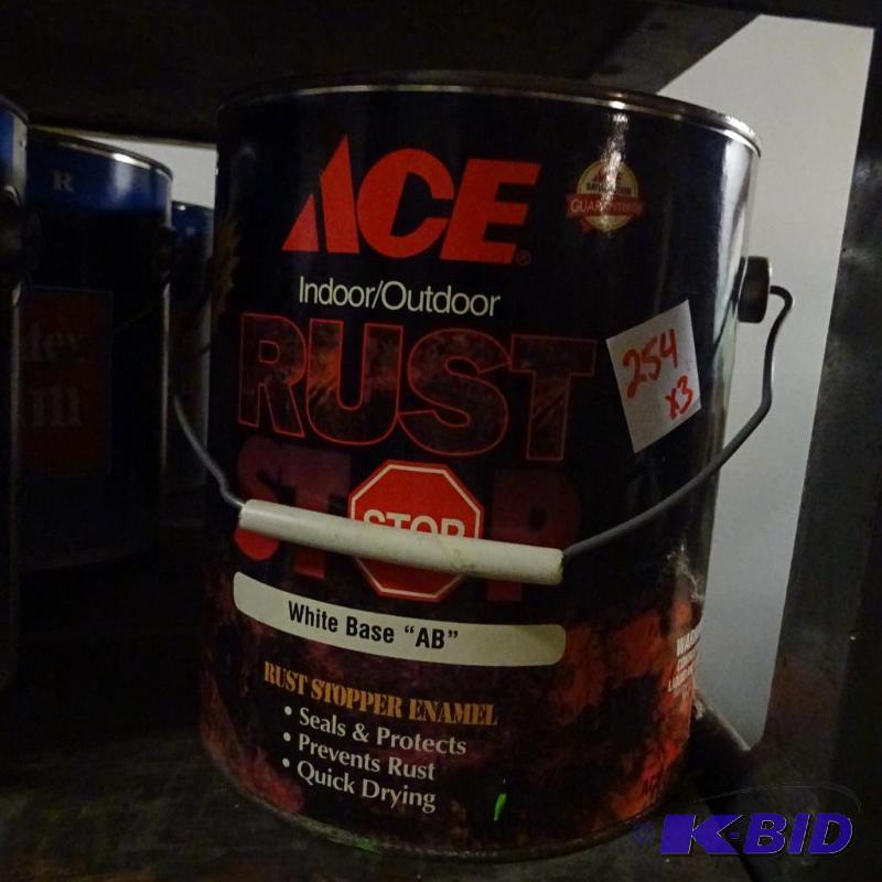 lot 254 image: Qty 3 ACE Indoor Outdoor Rust Stop Rust Stopp...