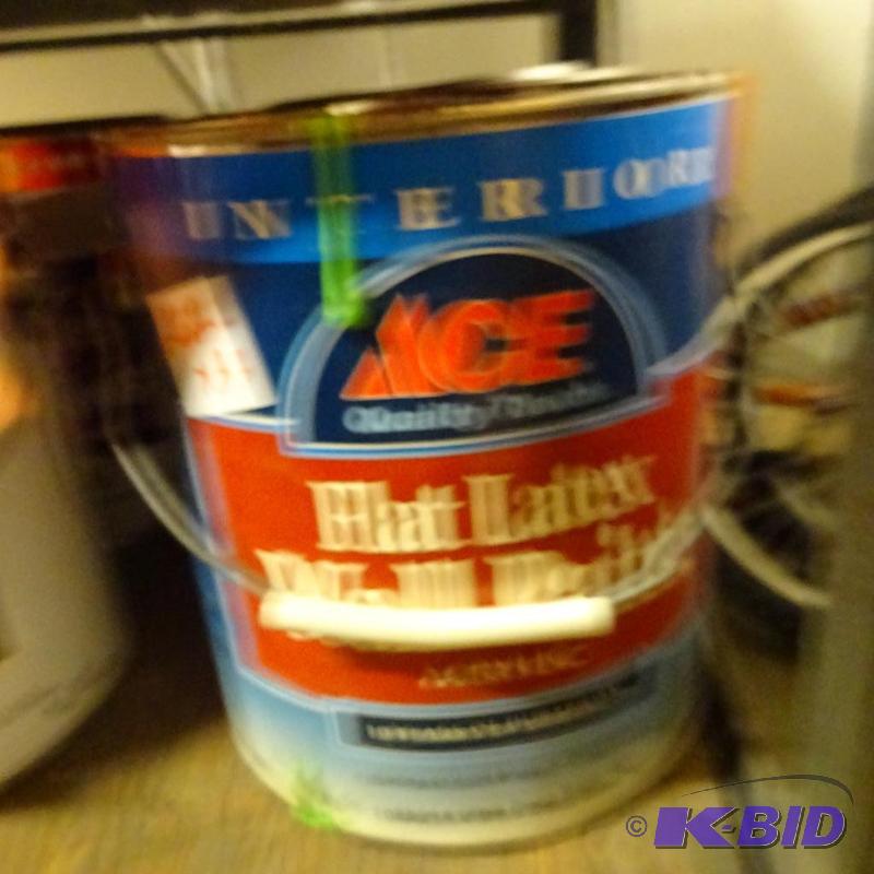 lot 262 image: Qty 3 ACE Interior Flat Latex Wall Paint Ultr...