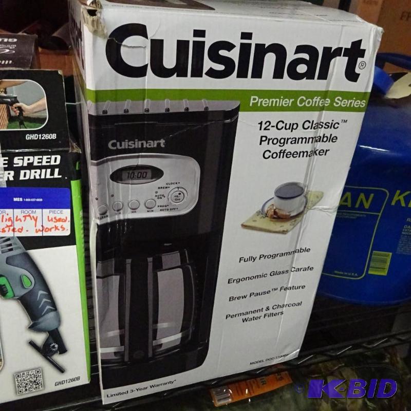 lot 308 image: NEW in box Cuisinart Premier Coffee Series 12...