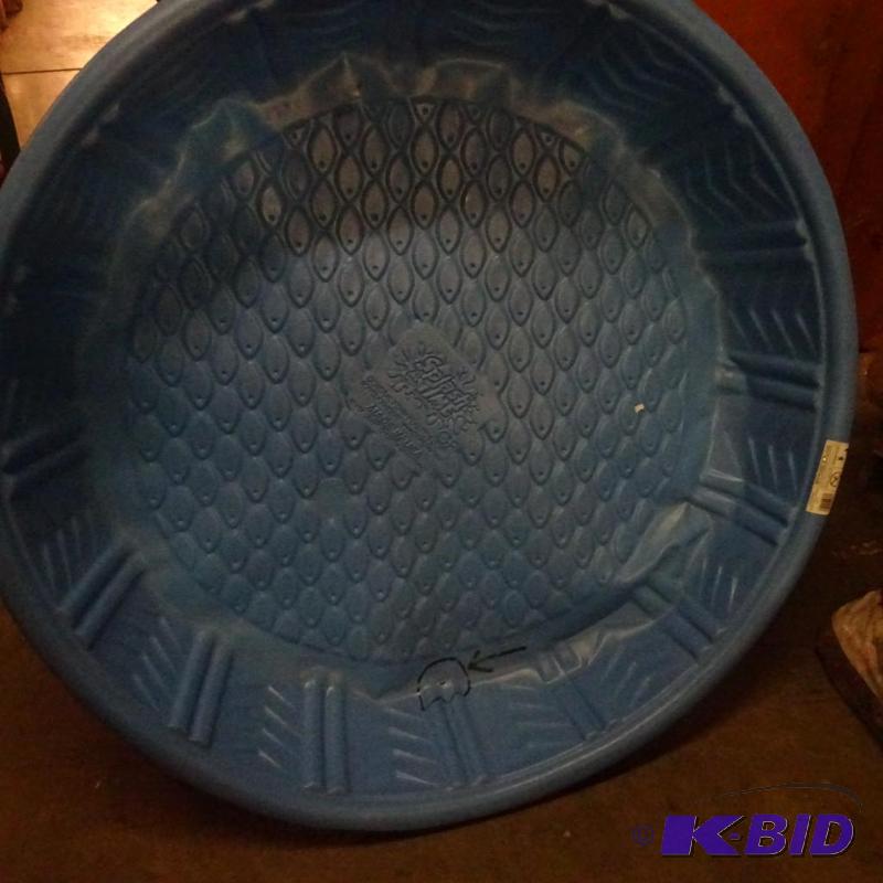lot 317 image: Qty 2 Round Kiddie Pools. Sm. Holes in ea. Ma...