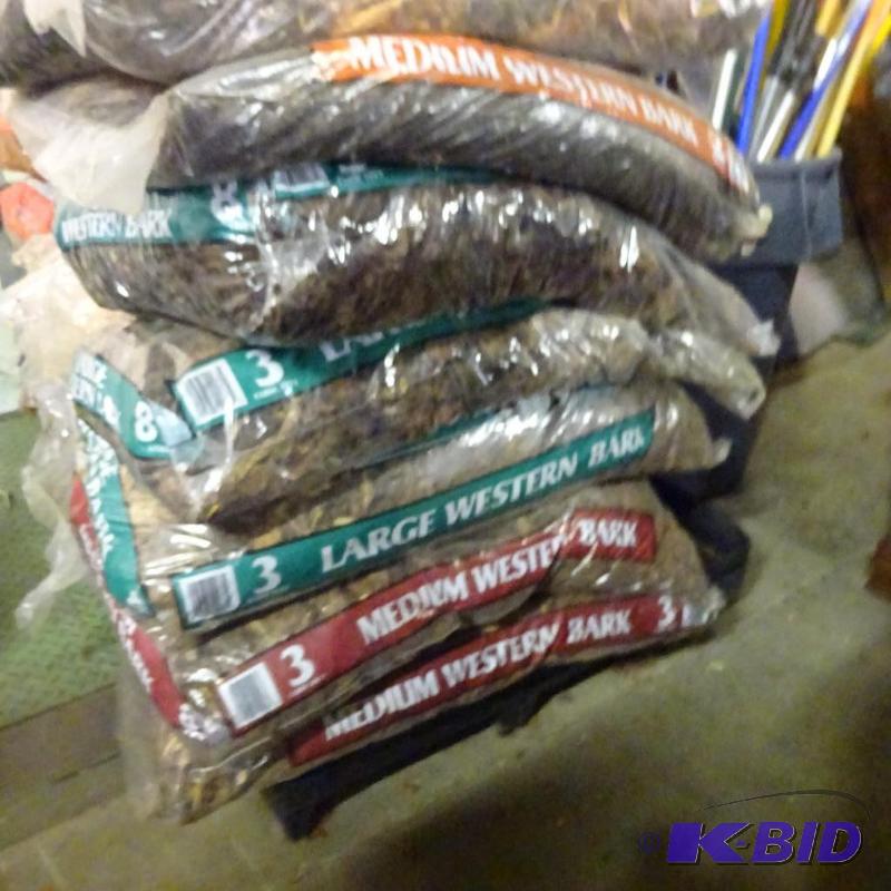 lot 320 image: Qty 7 Bags Western Bark approx 19 cu ft total...