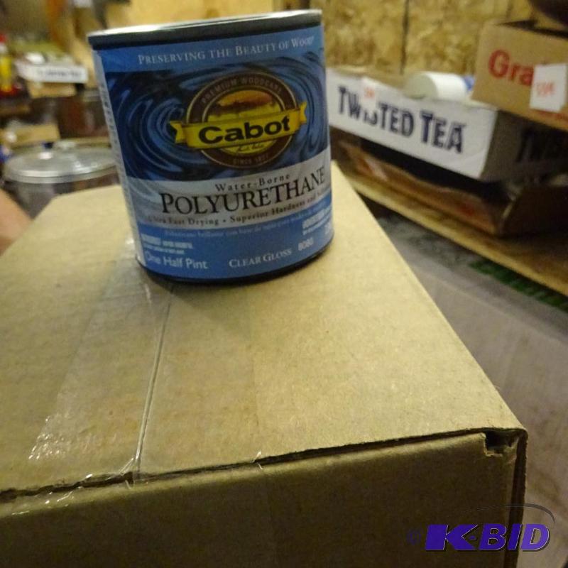 lot 337 image: Qty 6 New Cabot Ultra Fast Drying Clear Gloss...