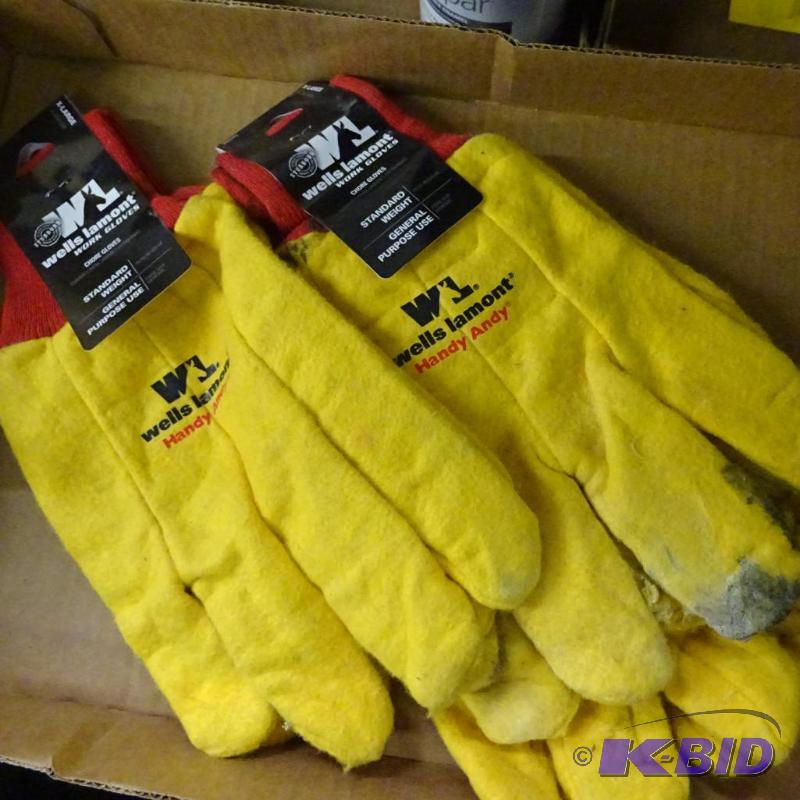 lot 340 image: Qty 3 Wells Lamont X-Large Work Gloves, Gener...