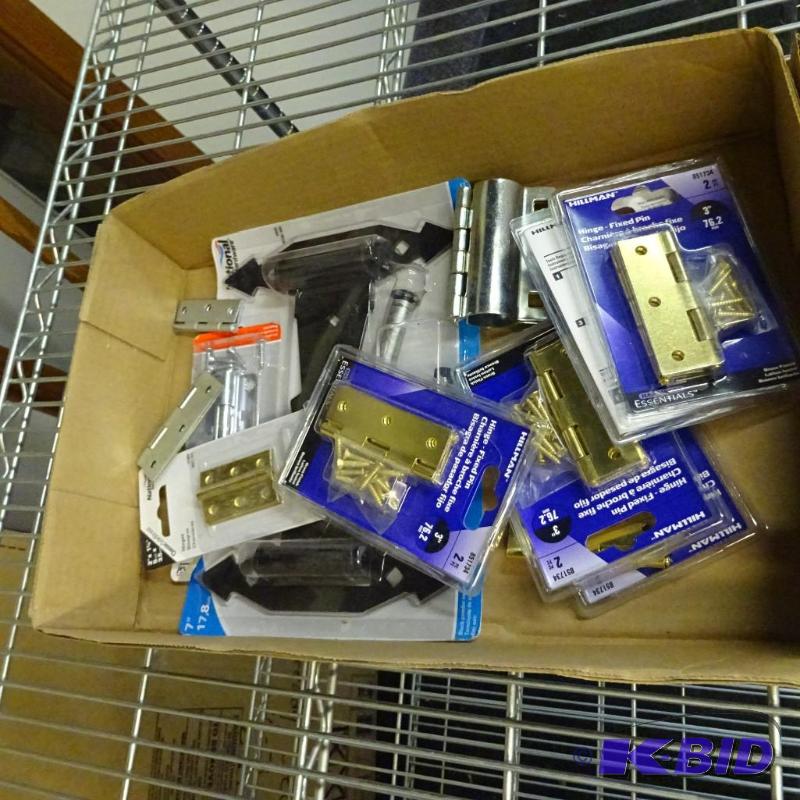 lot 41 image: NEW Large Lot of hinges qty 10...
