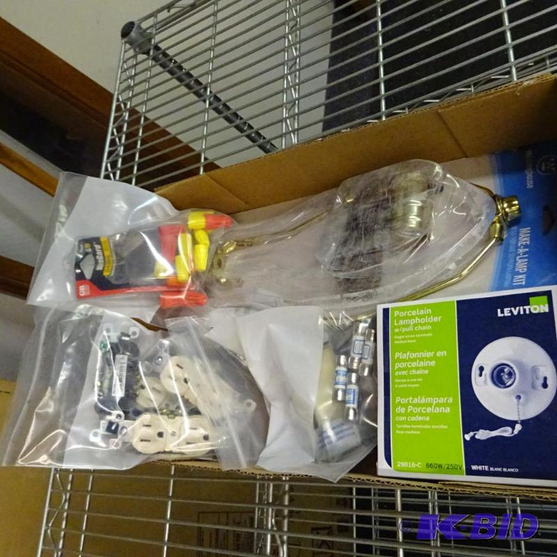 lot 45 image: NEW Electrical Lot incl. 5 electrical outlets...