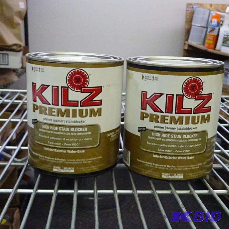 lot 54 image: NEW Qty 2 Kilz Premium int.ext. High hide Pa...
