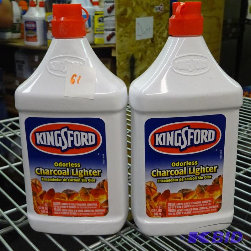 lot 61 image: NEW Qty 2 Kingsford odorless Charcoal Lighter...