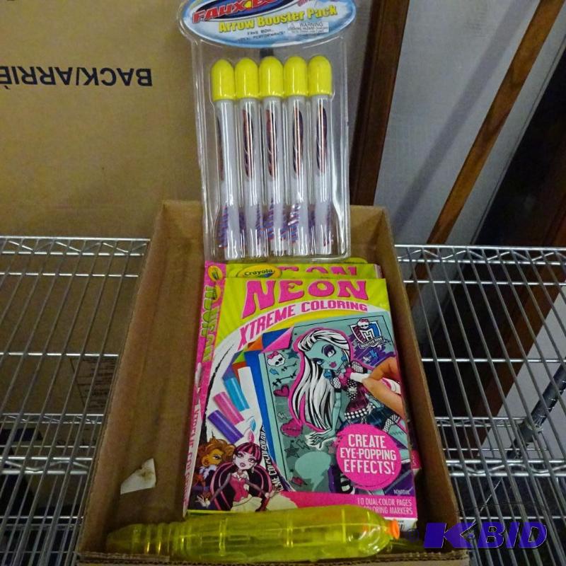 lot 7 image: 4 pc Kids Lot New 2  Crayola Neon Extreme Col...