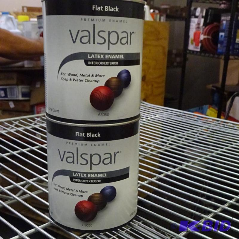 lot 71 image: NEW Qty 2 Valspar Int.Ext. Premium Latex Ena...