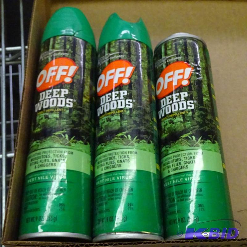 lot 87 image: NEW QTY 3 Deep Woods OFF Insect repellent 9 o...