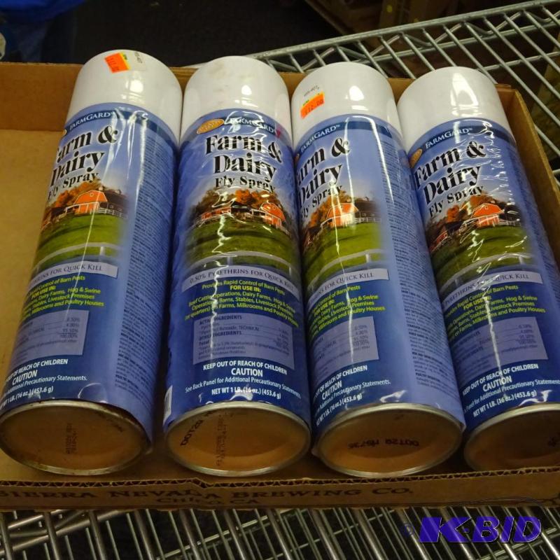 lot 97 image: Qty 4 New Farm & Dairy Fly Spray  Pyrethr...