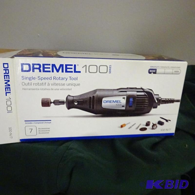 lot 121 image: NEW Dremel 100 Series Single Speed Rotary Too...