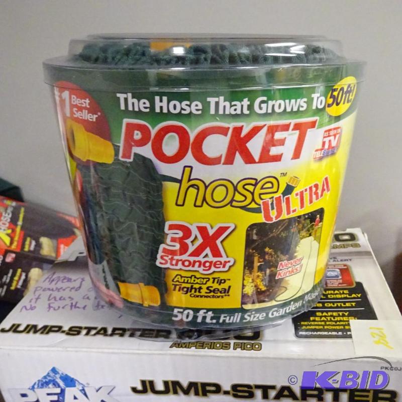 lot 130 image: NEW Pocket Hose Ultra The Incredible Expandin...