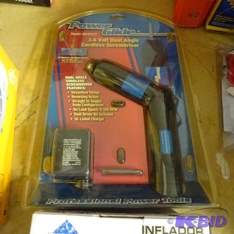 lot 132 image: NEW Power Glide 3.6 volt Dual Angle Cordless ...