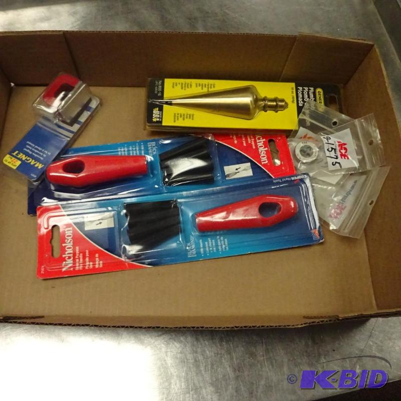 lot 144 image: NEW Tool Lot incl. Qty 2 General Purpose File...