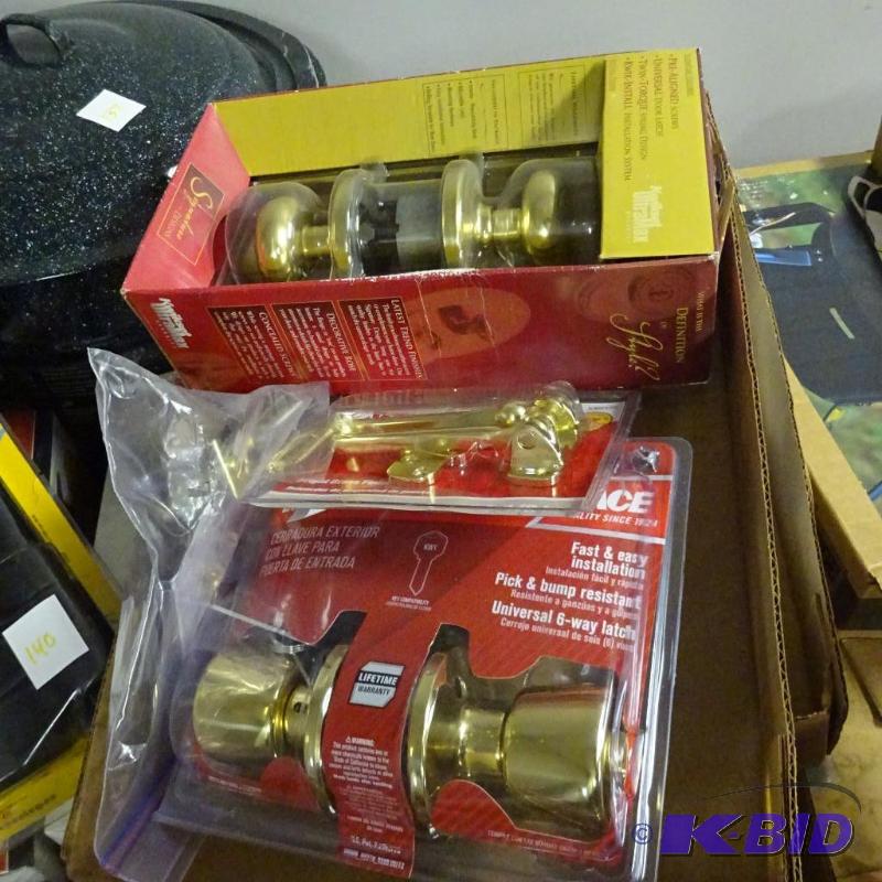 lot 147 image: NEW Lock and Handle Lot incl. Qty 1 ACE Exter...
