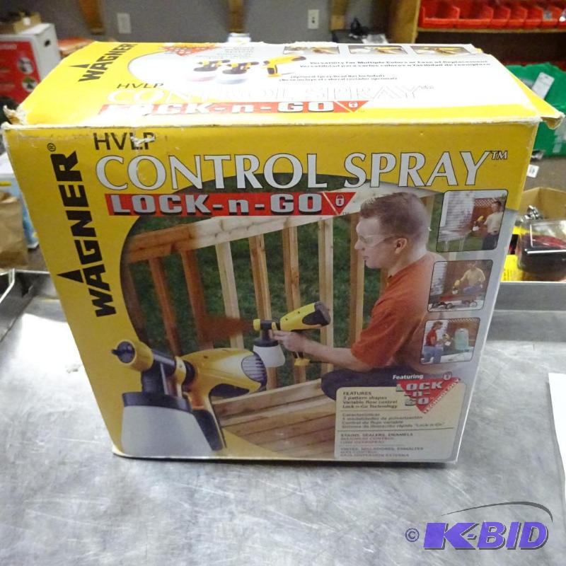 lot 15 image: NEW in open box Wagner HVLP Control Spray Loc...