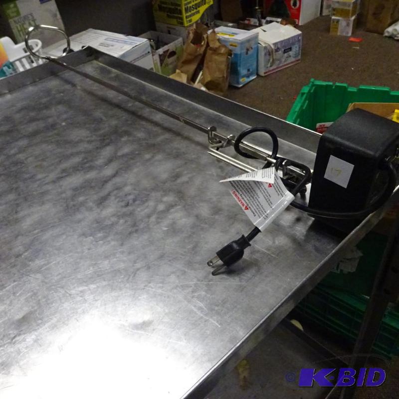 lot 17 image: Electric Powered Rotisserie for Gas Grills  m...