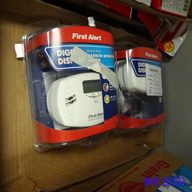lot 179 image: Qty 2 NEW First Alert Digital Carbon Monoxide...