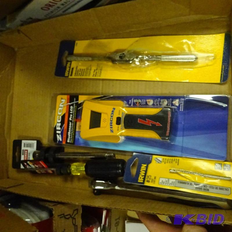 lot 187 image: NEW Tool Lot incl. Zircon StudSensor Pro LCD,...
